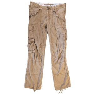 Vintage Polo Ralph Lauren Men's Cargo Pants Khaki RL-067 Utility Surplus- 33/32